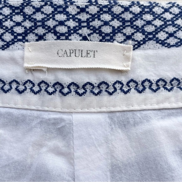 CAPULET for REVOLVE ~ Button-Front Sailor Style Striped Wide Leg Pants ~ Medium - Picture 8 of 8